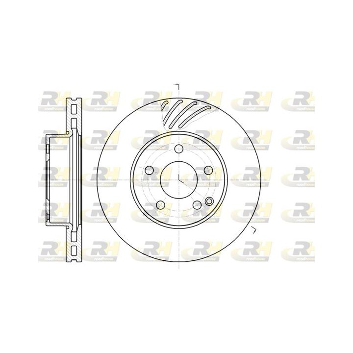 Stabdžių diskas ROADHOUSE 61184.10