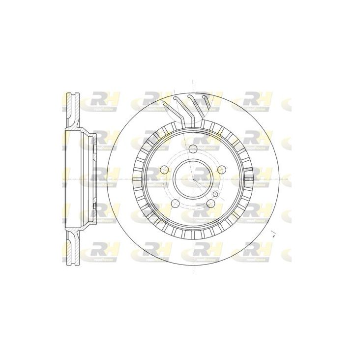 Stabdžių diskas ROADHOUSE 61187.10