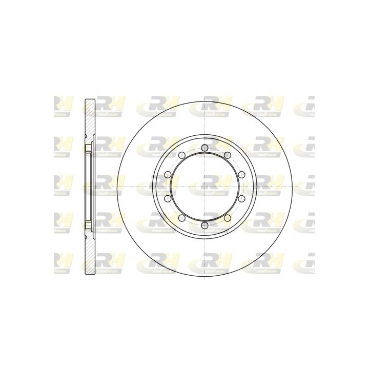 Stabdžių diskas ROADHOUSE 61201.00