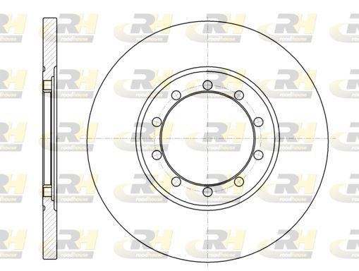 Stabdžių diskas ROADHOUSE 61201.00