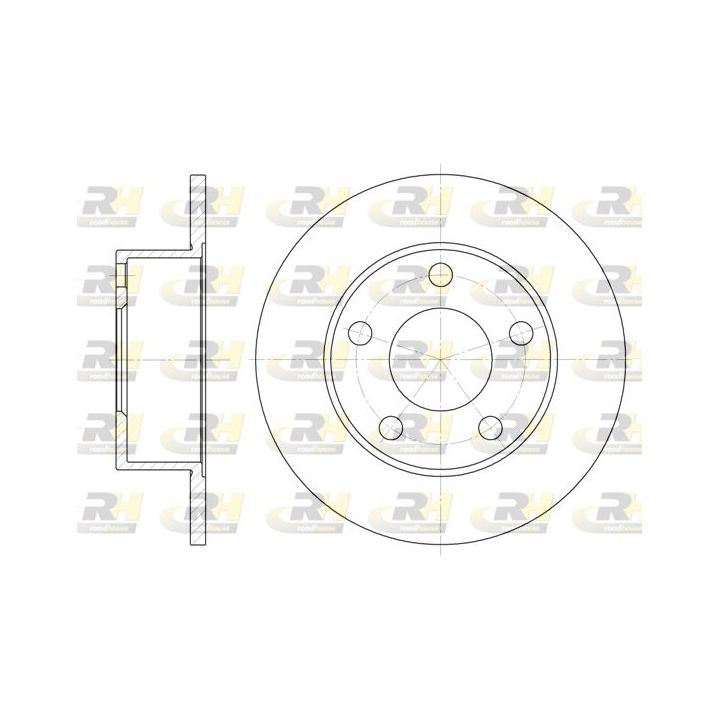 Stabdžių diskas ROADHOUSE 6121.00