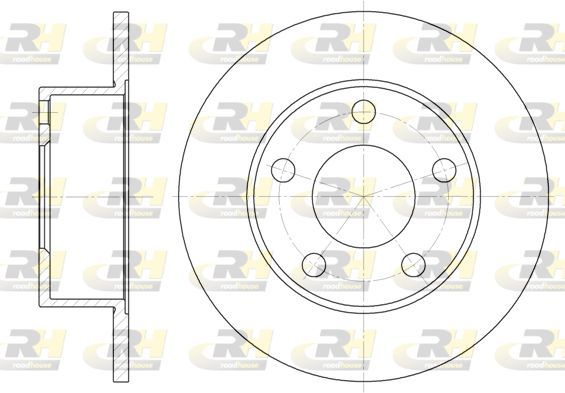 Stabdžių diskas ROADHOUSE 6121.00