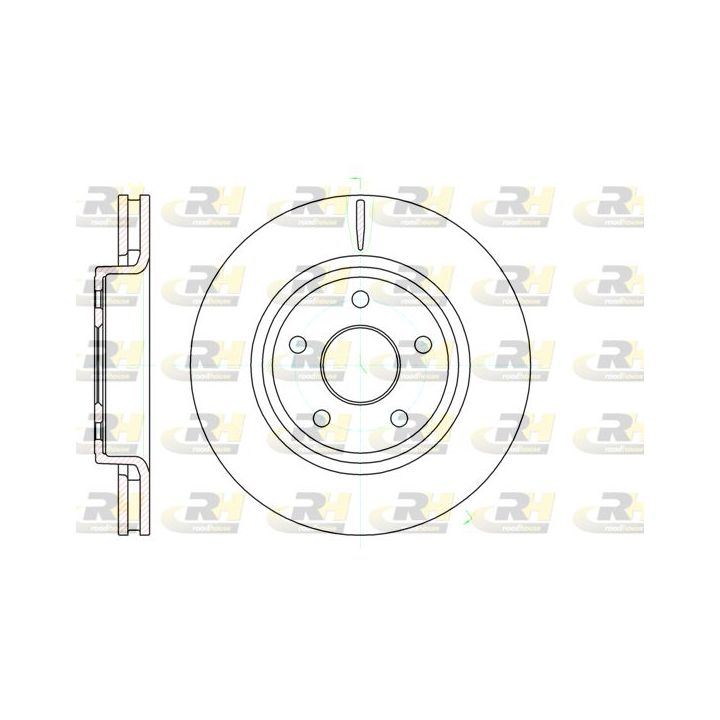 Stabdžių diskas ROADHOUSE 61210.10