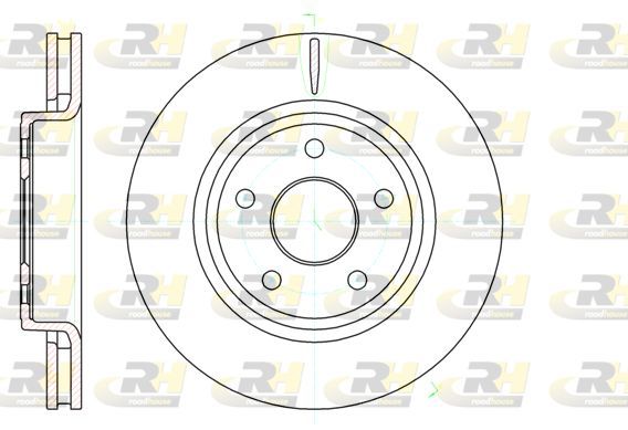 Stabdžių diskas ROADHOUSE 61210.10
