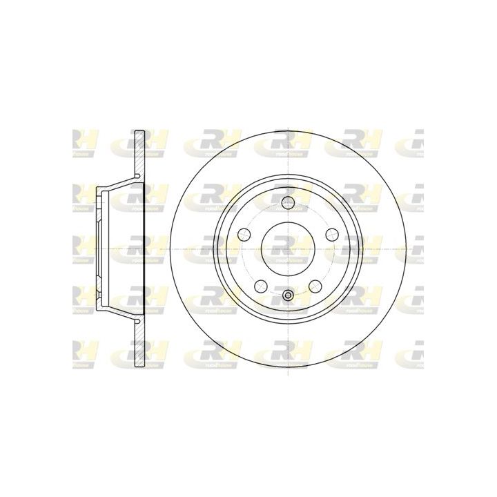Stabdžių diskas ROADHOUSE 61214.00
