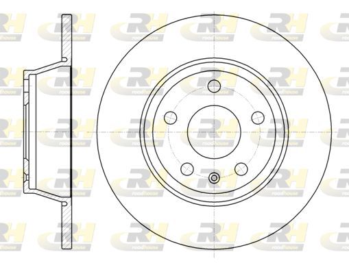 Stabdžių diskas ROADHOUSE 61214.00