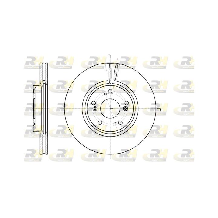 Stabdžių diskas ROADHOUSE 61218.10