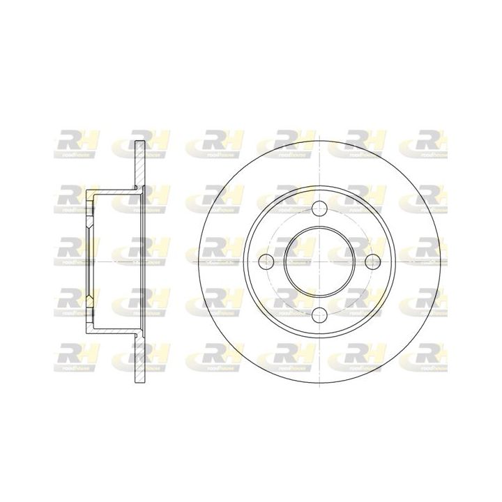 Stabdžių diskas ROADHOUSE 6122.00