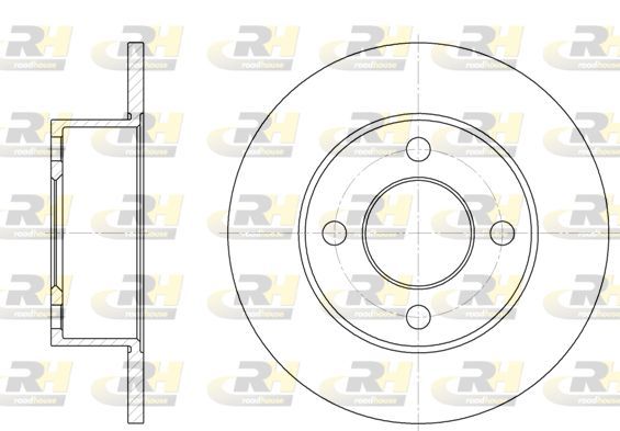 Stabdžių diskas ROADHOUSE 6122.00