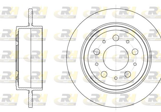 Stabdžių diskas ROADHOUSE 61224.00