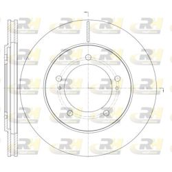 Stabdžių diskas ROADHOUSE 61233.10