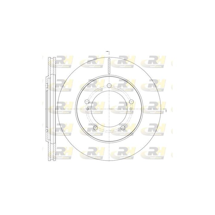 Stabdžių diskas ROADHOUSE 61233.10