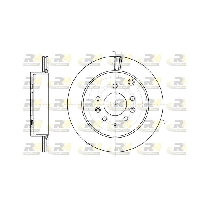Stabdžių diskas ROADHOUSE 61237.10