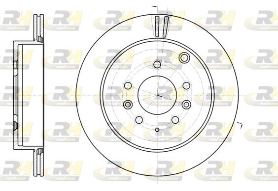 Stabdžių diskas ROADHOUSE 61237.10