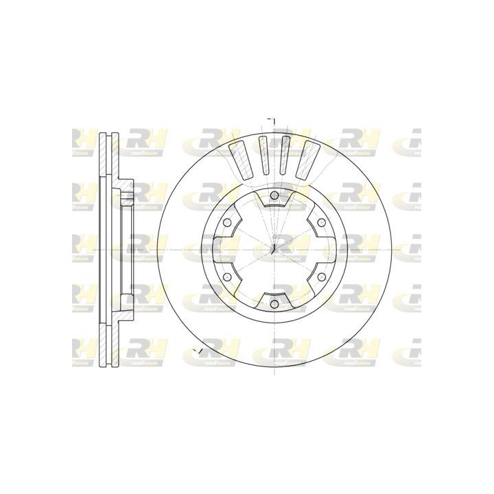 Stabdžių diskas ROADHOUSE 61239.10