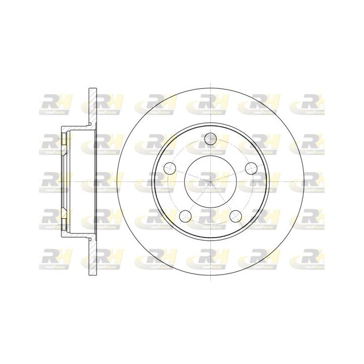 Stabdžių diskas ROADHOUSE 6124.00