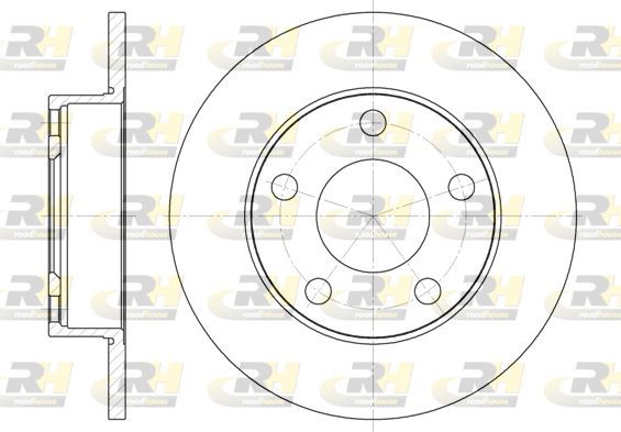 Stabdžių diskas ROADHOUSE 6124.00