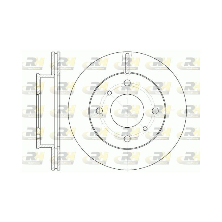 Stabdžių diskas ROADHOUSE 61241.10