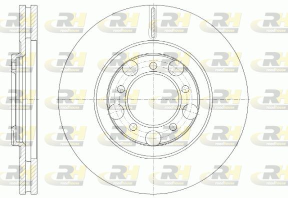 Stabdžių diskas ROADHOUSE 61249.10