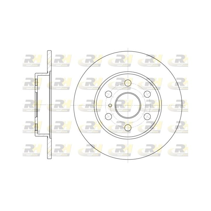 Stabdžių diskas ROADHOUSE 61258.00