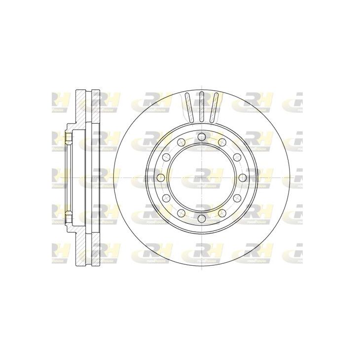 Stabdžių diskas ROADHOUSE 61262.10