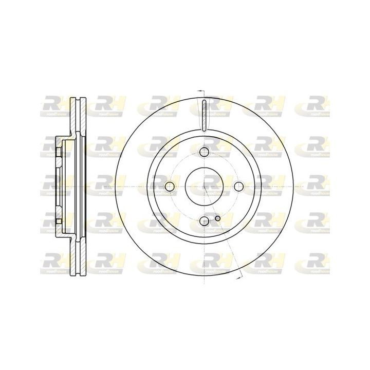 Stabdžių diskas ROADHOUSE 61266.10