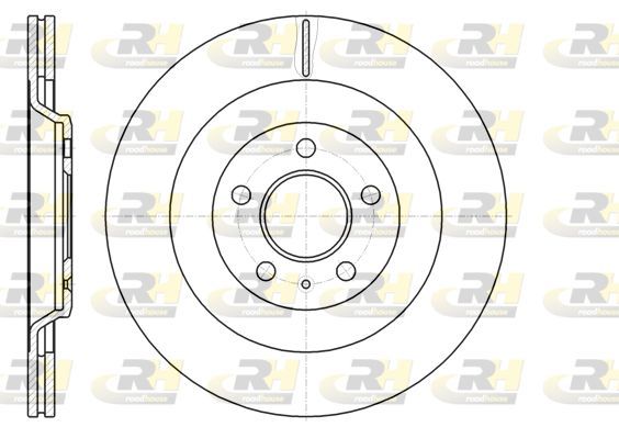 Stabdžių diskas ROADHOUSE 61267.10
