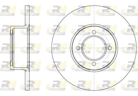 Stabdžių diskas ROADHOUSE 6127.00