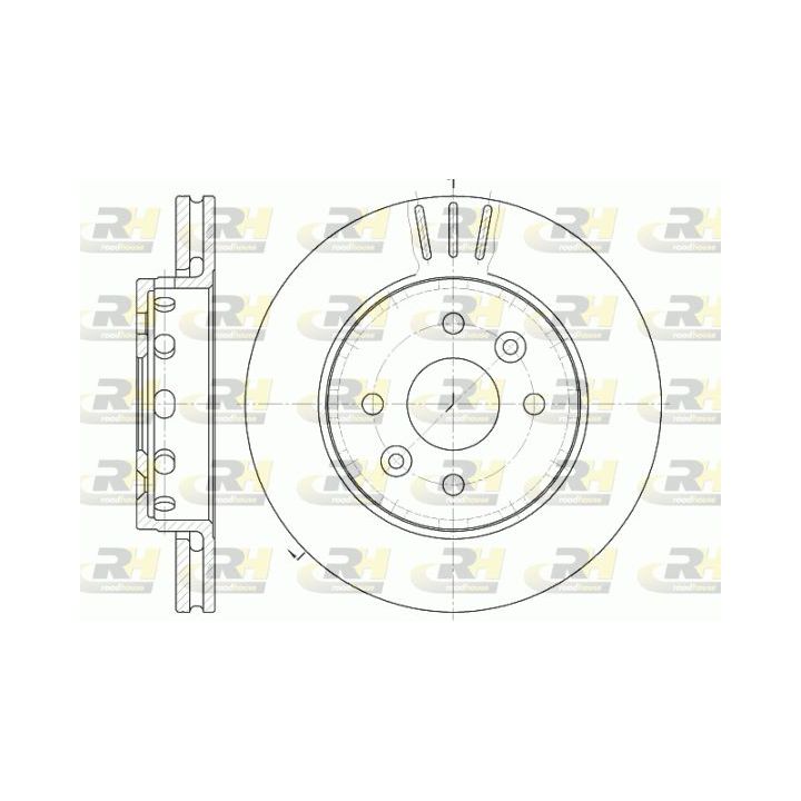 Stabdžių diskas ROADHOUSE 61272.10