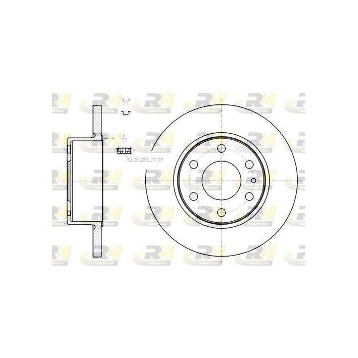 Stabdžių diskas ROADHOUSE 61274.00