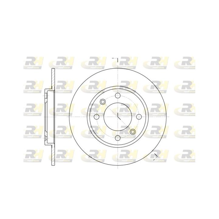 Stabdžių diskas ROADHOUSE 6128.00