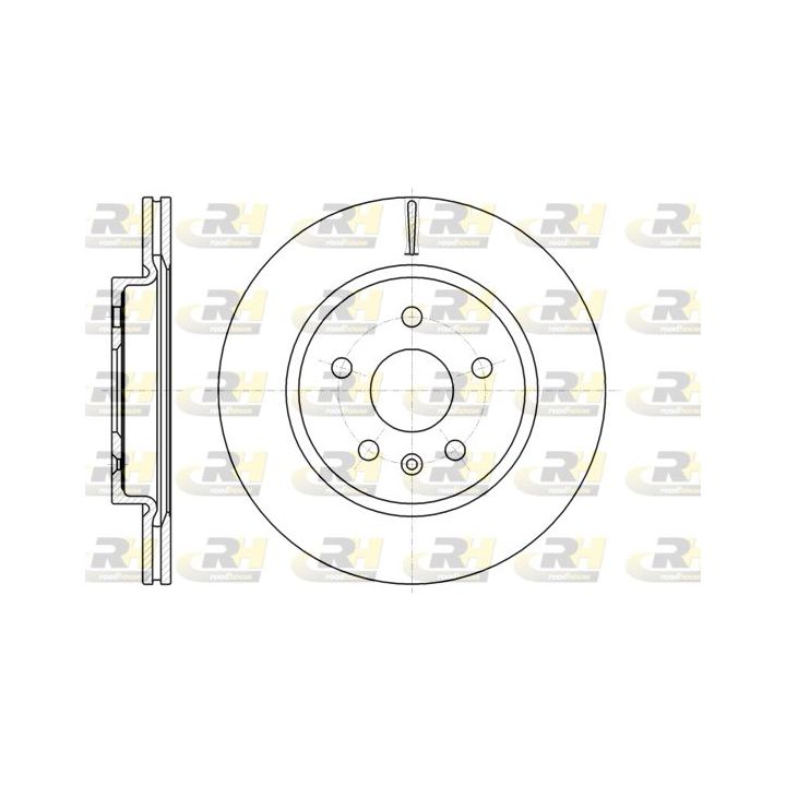 Stabdžių diskas ROADHOUSE 61284.10