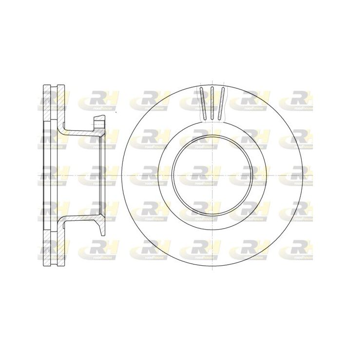 Stabdžių diskas ROADHOUSE 61289.10