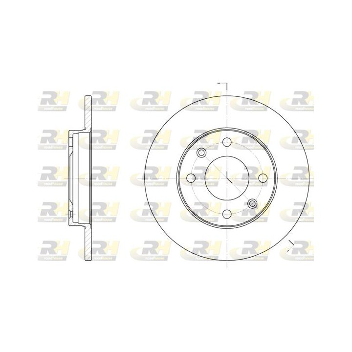 Stabdžių diskas ROADHOUSE 6130.00