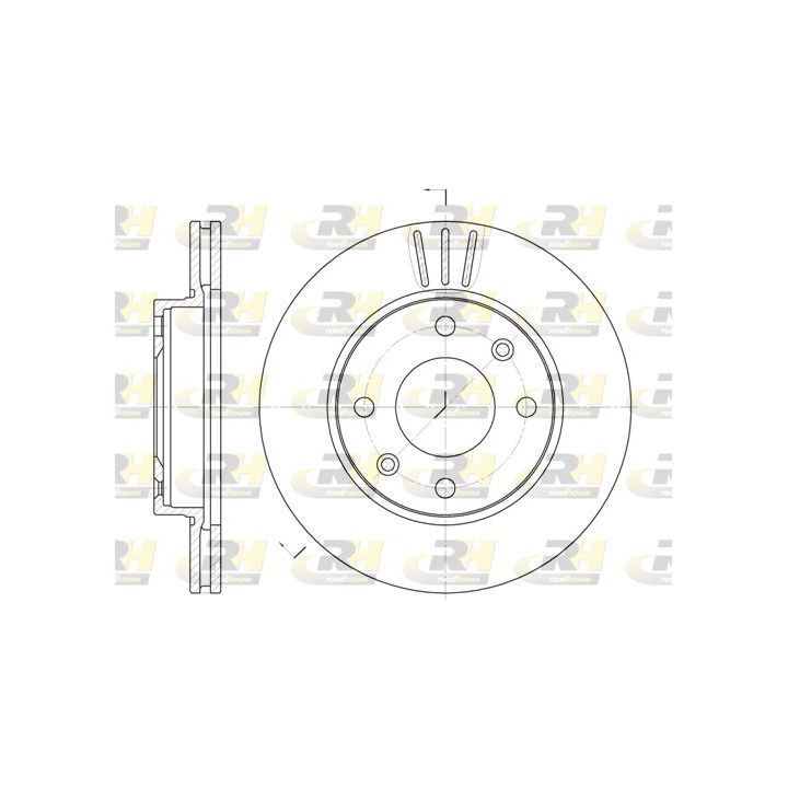 Stabdžių diskas ROADHOUSE 6133.10