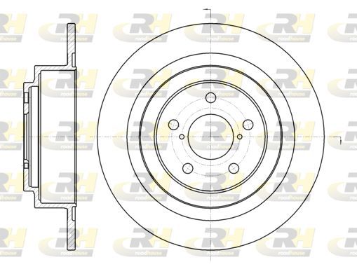Stabdžių diskas ROADHOUSE 61343.00