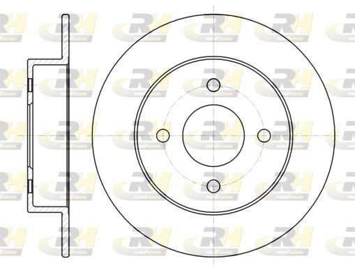 Stabdžių diskas ROADHOUSE 61353.00