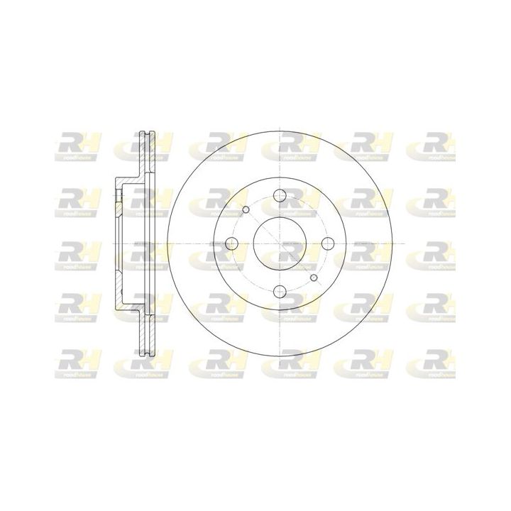 Stabdžių diskas ROADHOUSE 61355.10