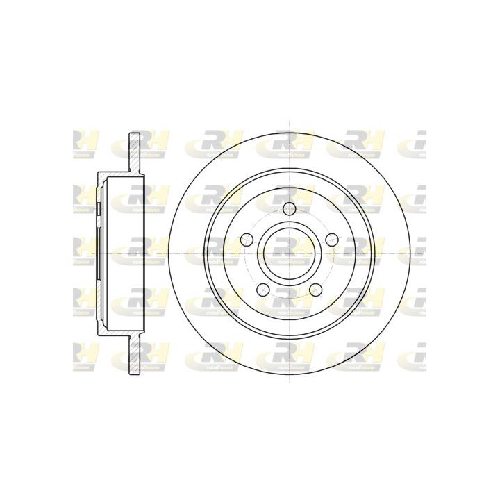 Stabdžių diskas ROADHOUSE 61364.00