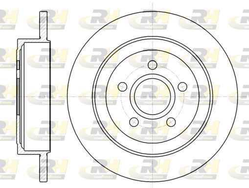 Stabdžių diskas ROADHOUSE 61364.00