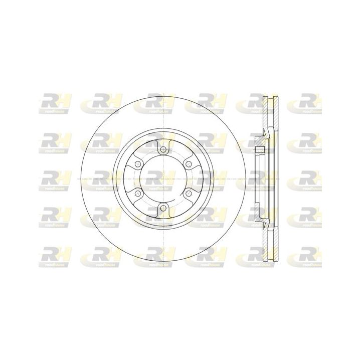 Stabdžių diskas ROADHOUSE 61366.10