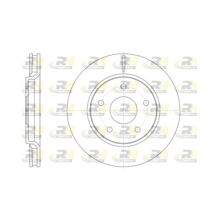 Stabdžių diskas ROADHOUSE 61393.10