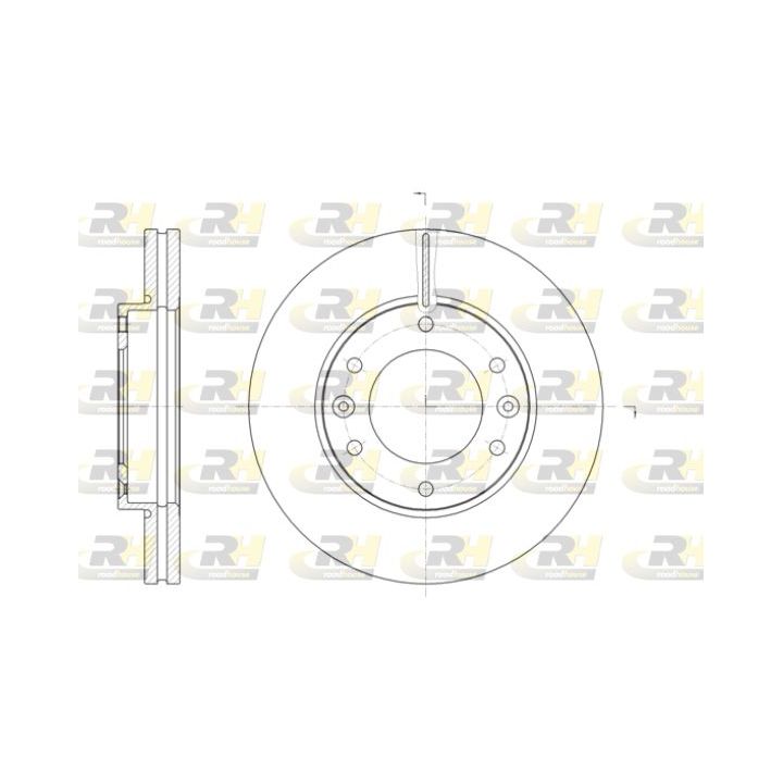 Stabdžių diskas ROADHOUSE 61396.10