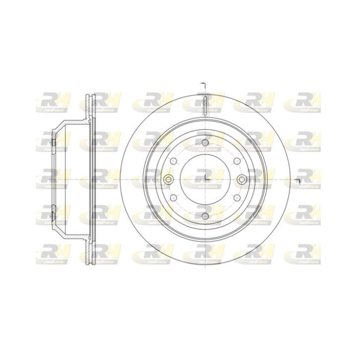 Stabdžių diskas ROADHOUSE 61397.10