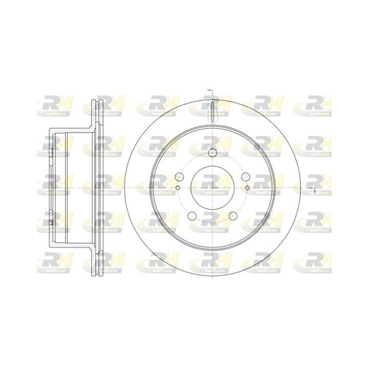 Stabdžių diskas ROADHOUSE 61398.10