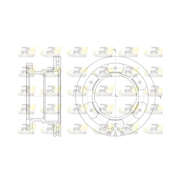 Stabdžių diskas ROADHOUSE 61400.10