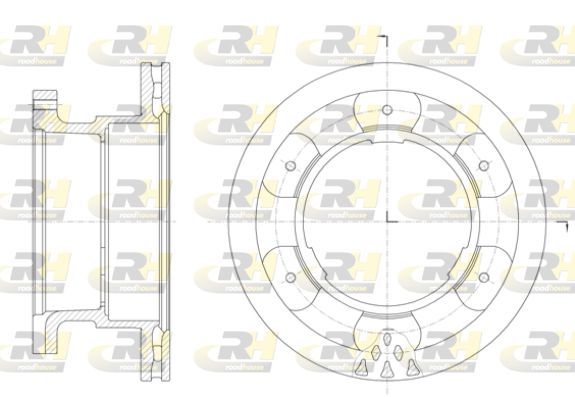 Stabdžių diskas ROADHOUSE 61400.10