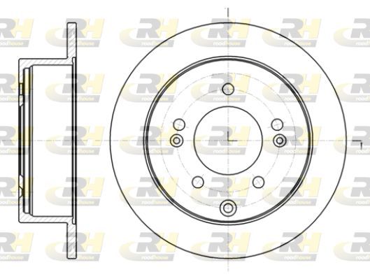 Stabdžių diskas ROADHOUSE 61401.00