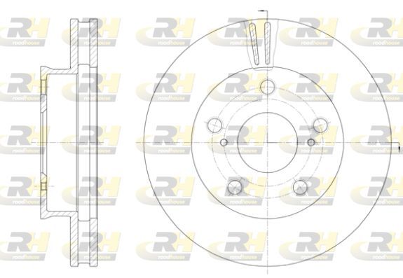 Stabdžių diskas ROADHOUSE 61422.10
