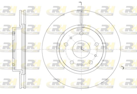 Stabdžių diskas ROADHOUSE 61423.10
